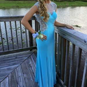 Teal Prom Dress